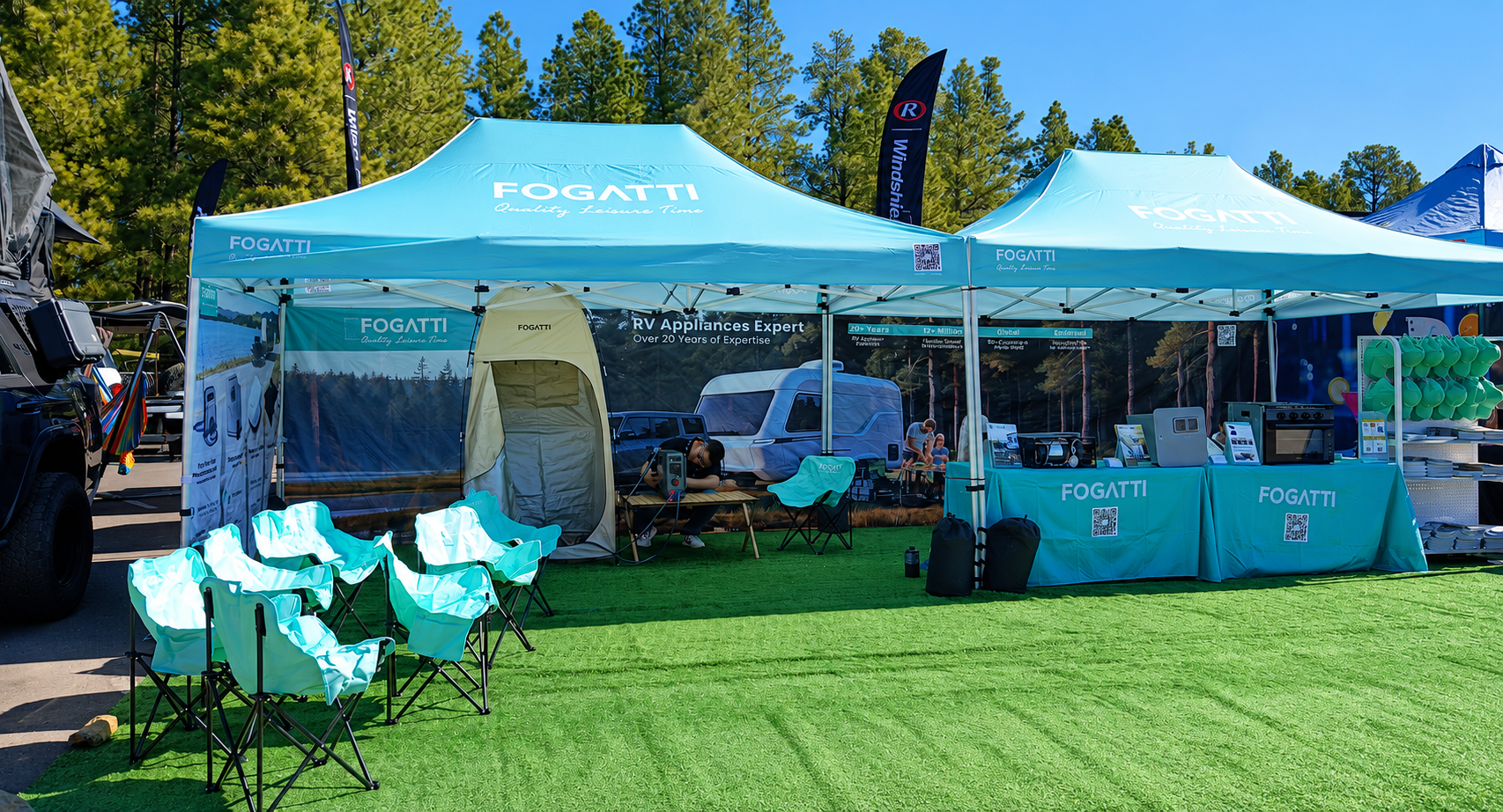 FOGATTI Booth at the Overland Expo 2026