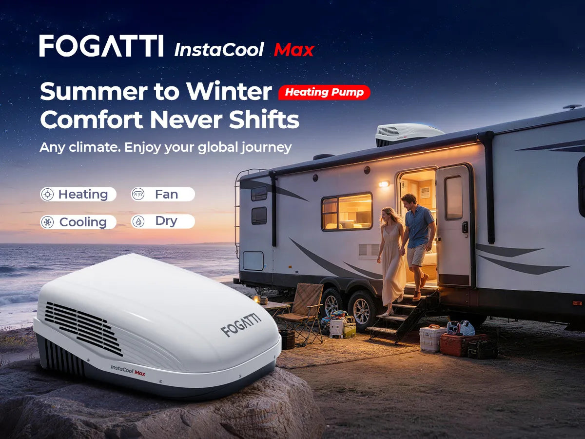 Fogatti InstaCool Pro Max rooftop RV air conditioner