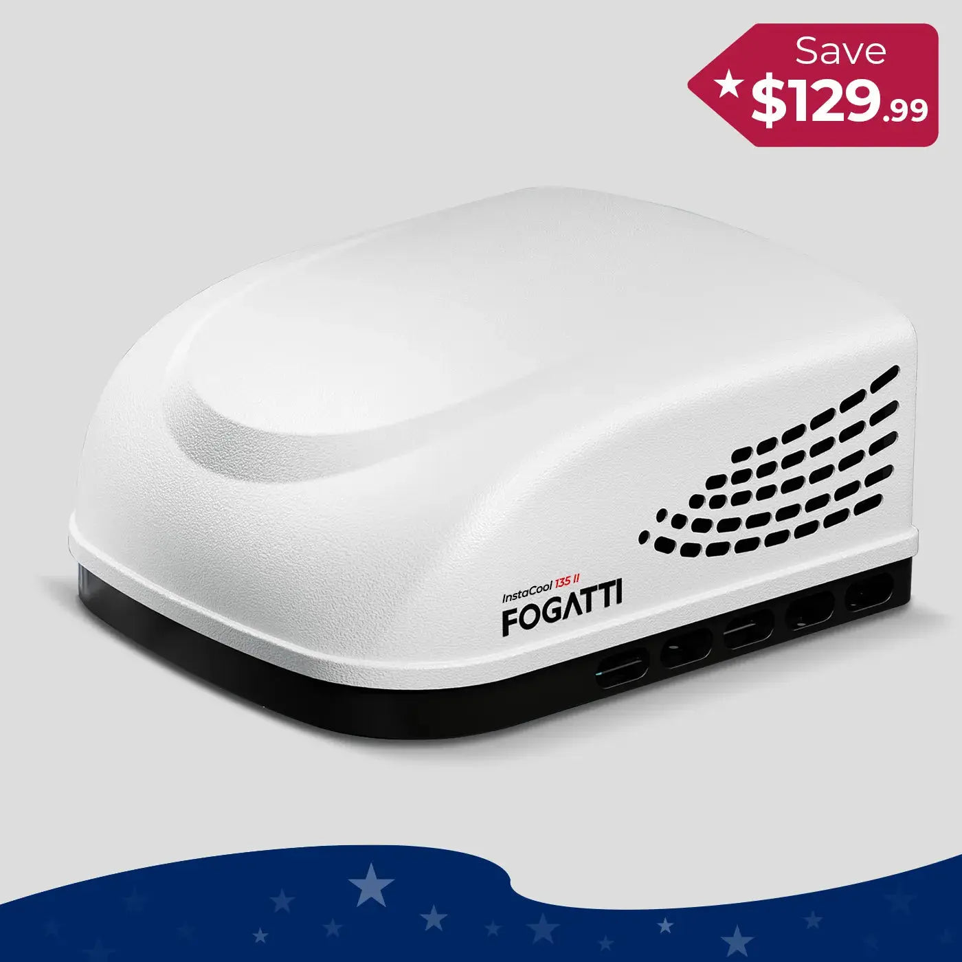 Fogatti InstaCool 13,500 BTU RV Rooftop Air Conditioner | Replaceable Non-Ducted RV AC | 115V(AC)