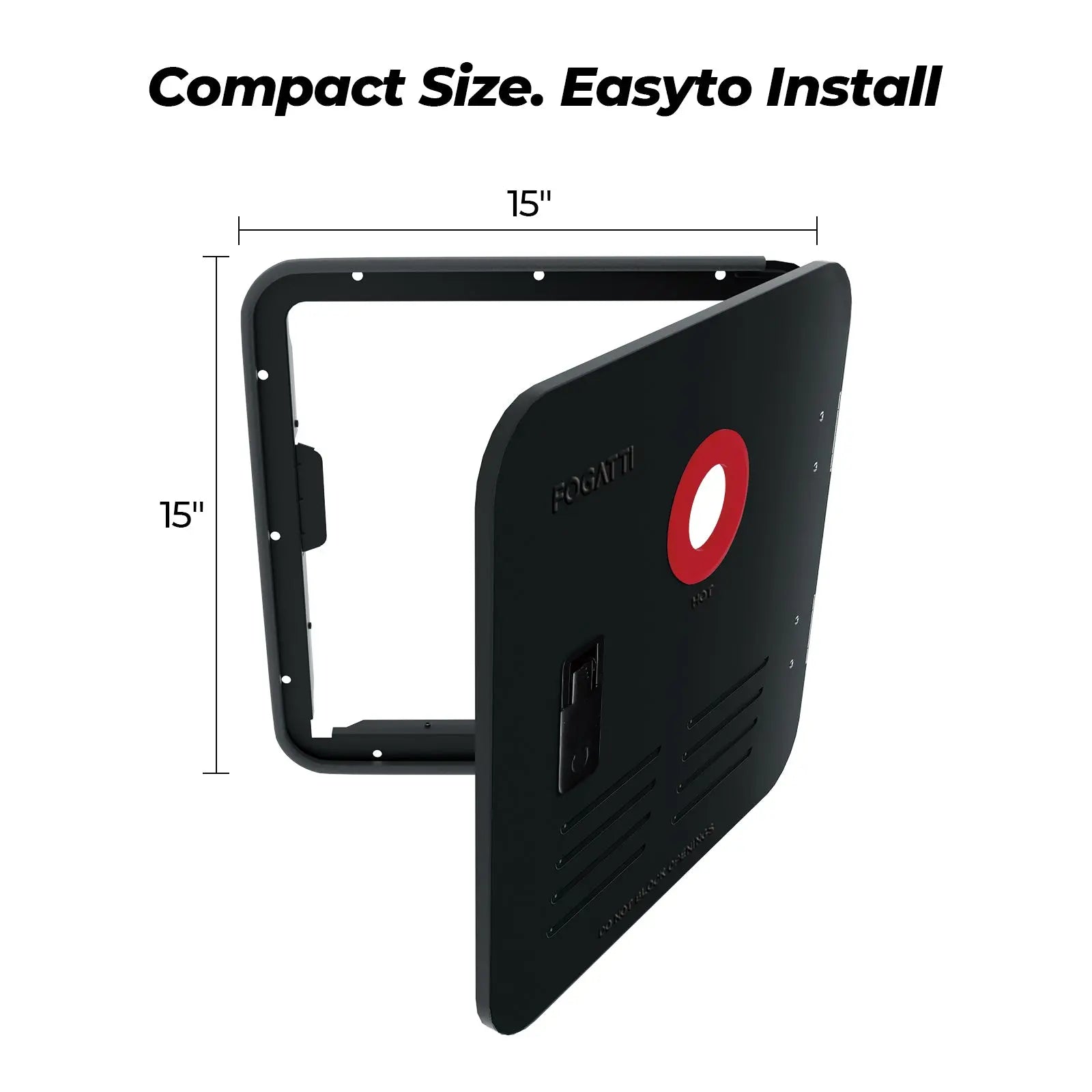 Fogatti RV Tankless Water Heater Door - 15 x 15 inches