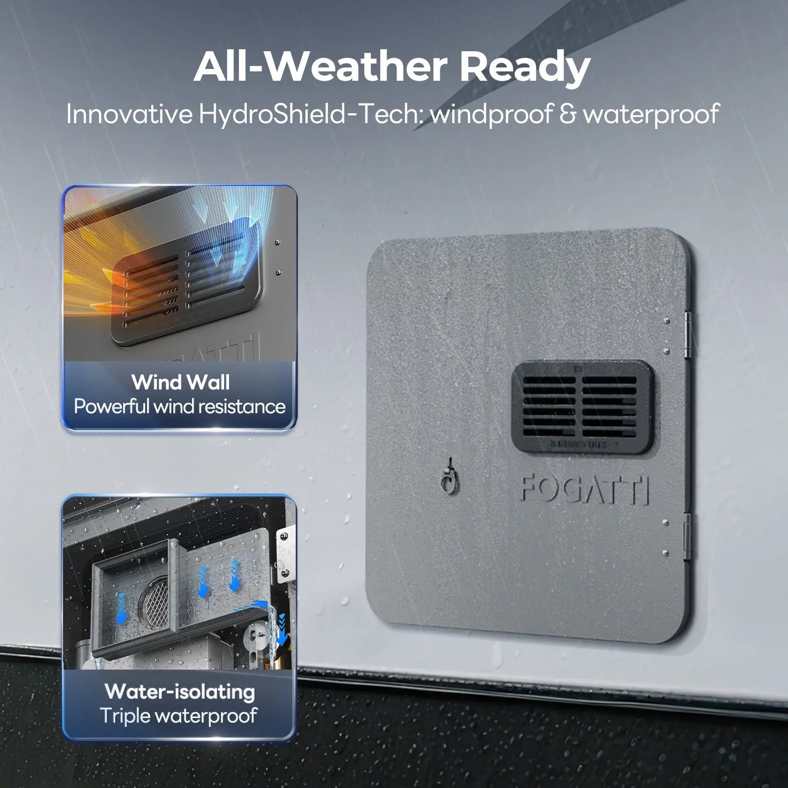 Gray Door for Fogatti Ultra Tankless Water Heater