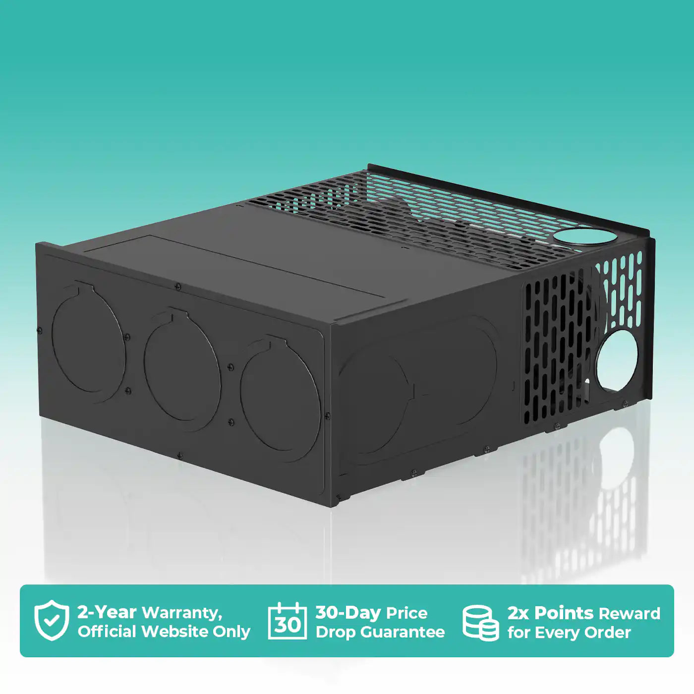 Fogatti InstaHeat 25K BTU RV Furnace, LP Gas Smart Triple Explosion-Proof, Easy Install