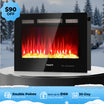 Fogatti 30 Inches RV Electric Fireplace
