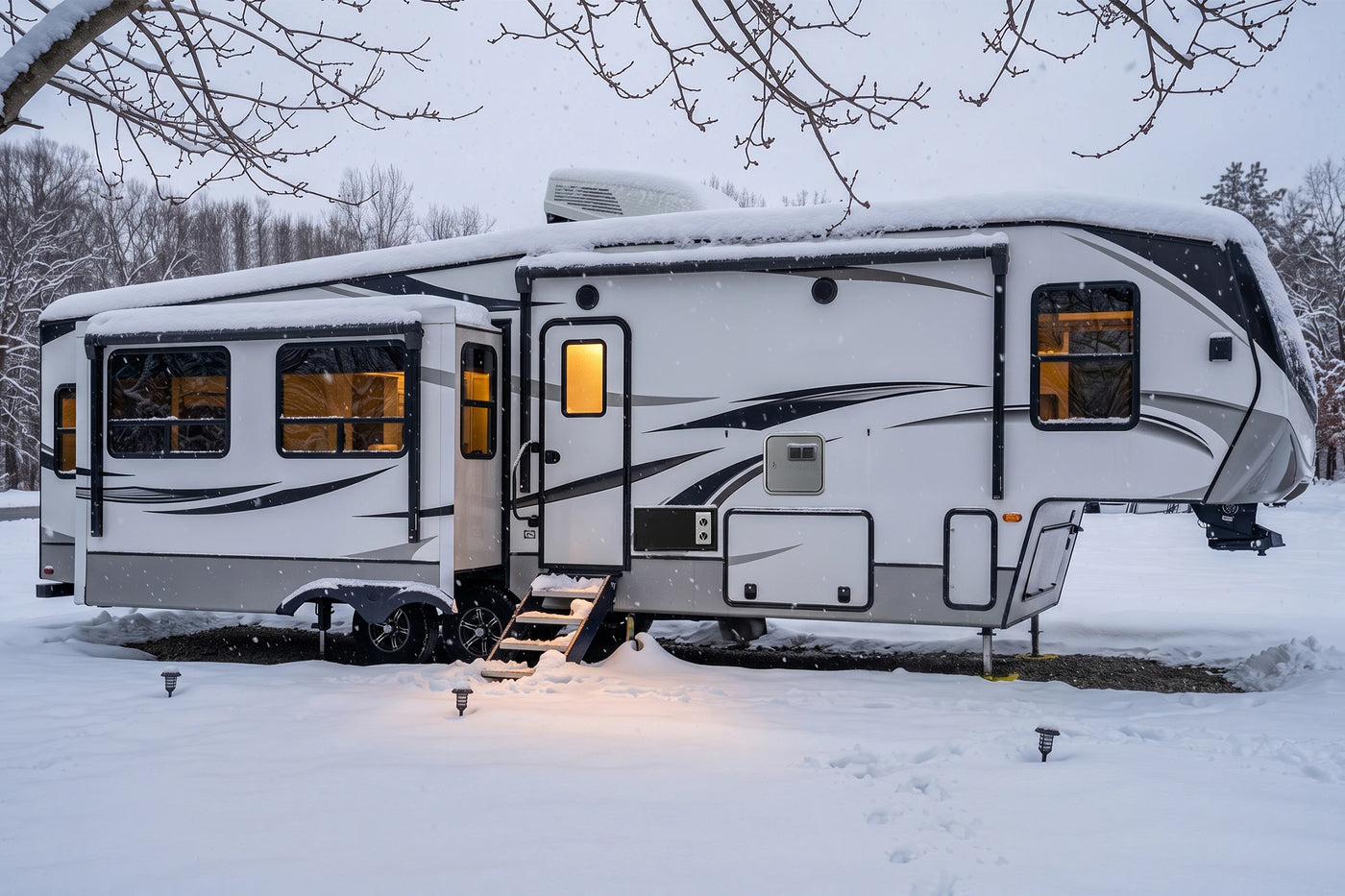 Fifth-wheel equipment setup