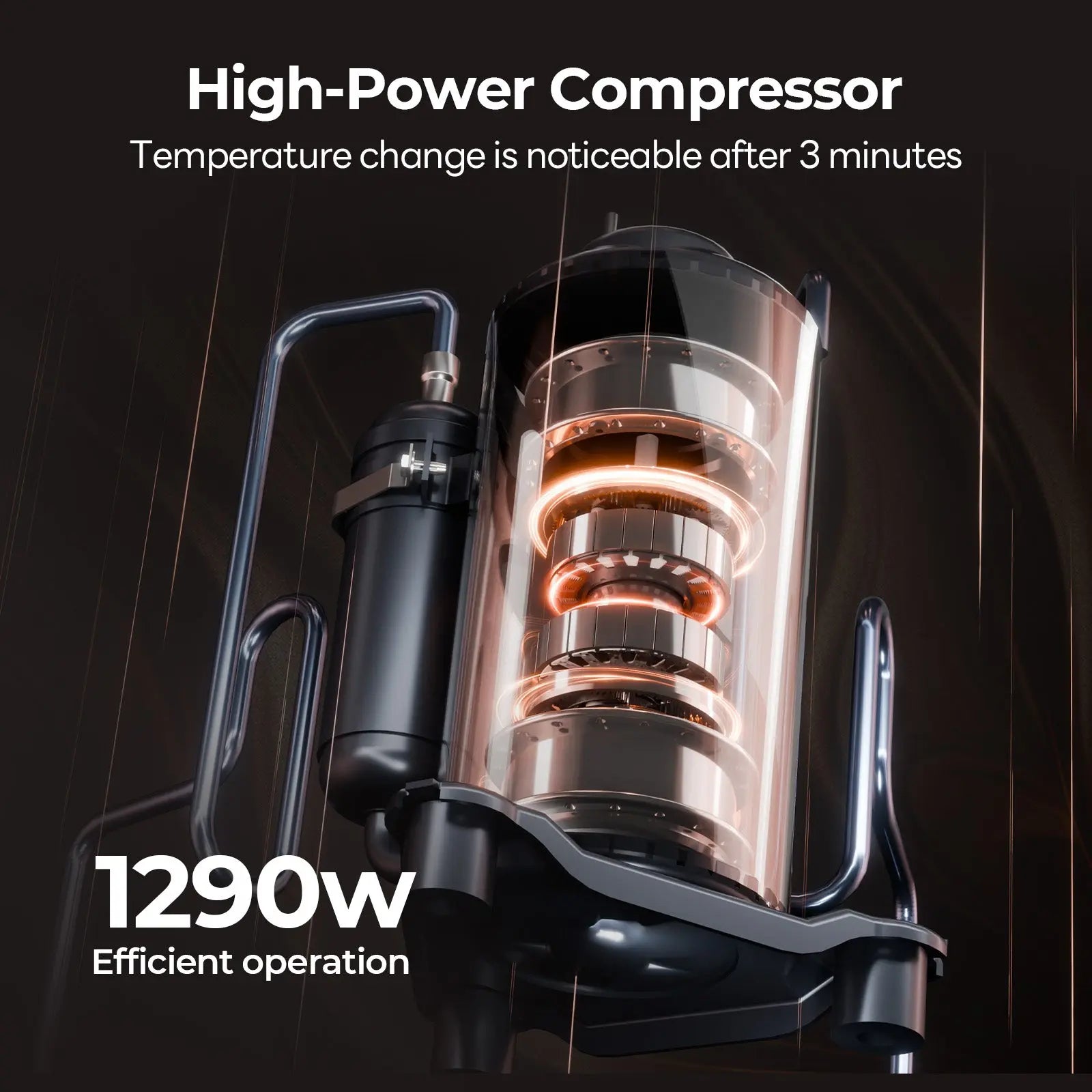 Fogatti InstaCool 15,000 BTU RV Rooftop Air Conditioner | Fast Cool | Replaceable Ducted/Non-Ducted RV AC | 115V(AC)