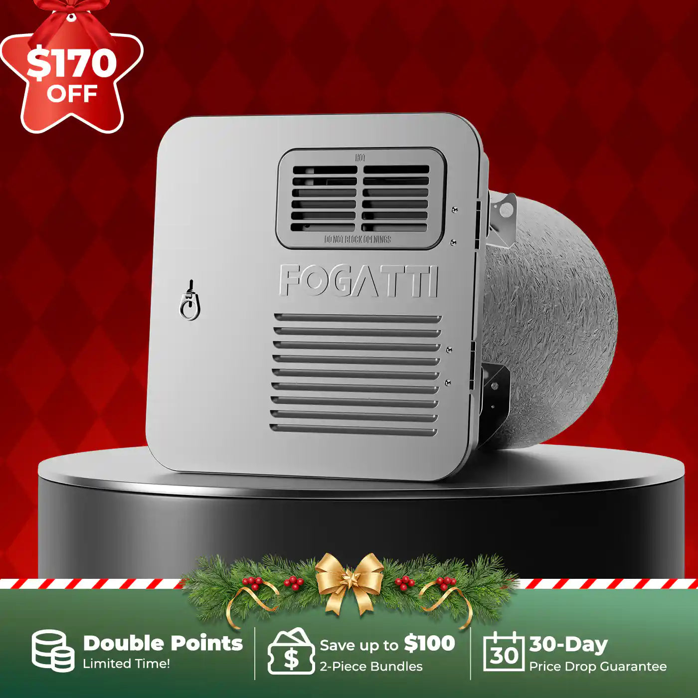 6 Gallon RV Hot Water Heater, Propane/Electric Heating, Bulit-in Lifetime Anode Rod-HybridShower 6 Ultra