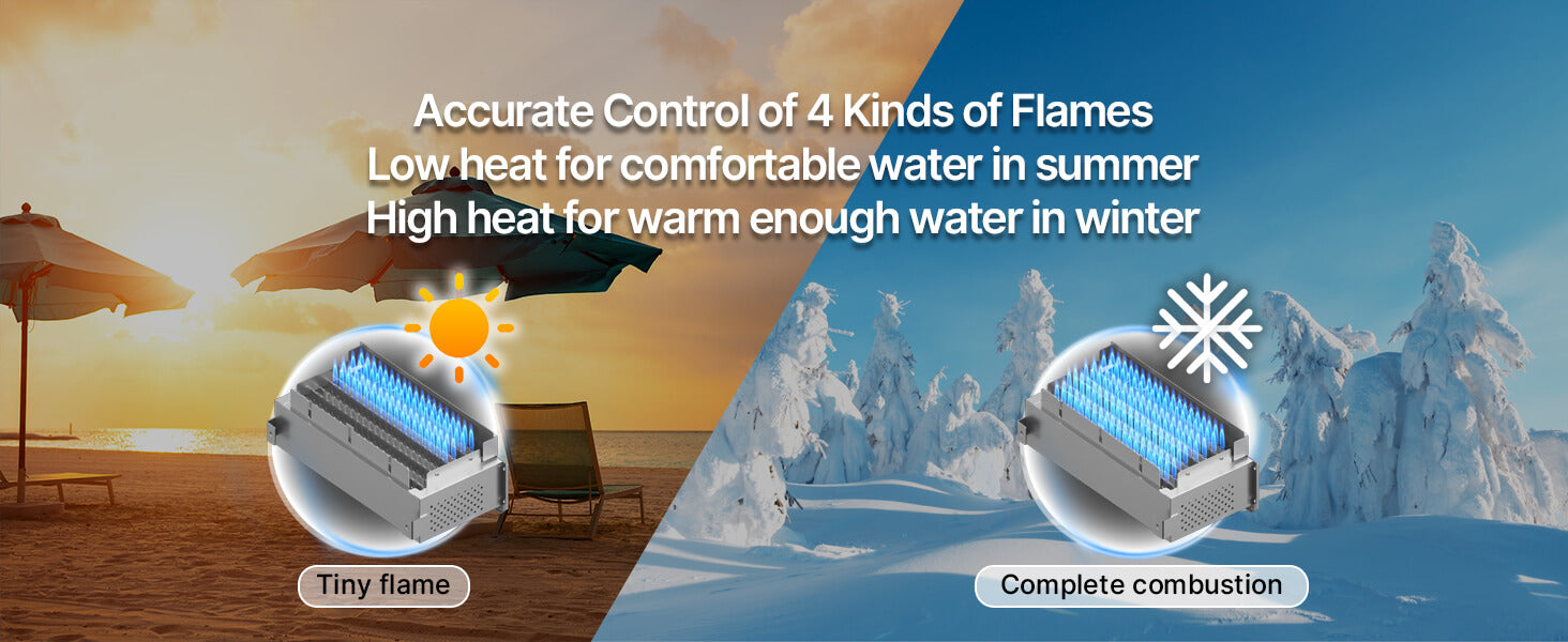 warm enough water in winter