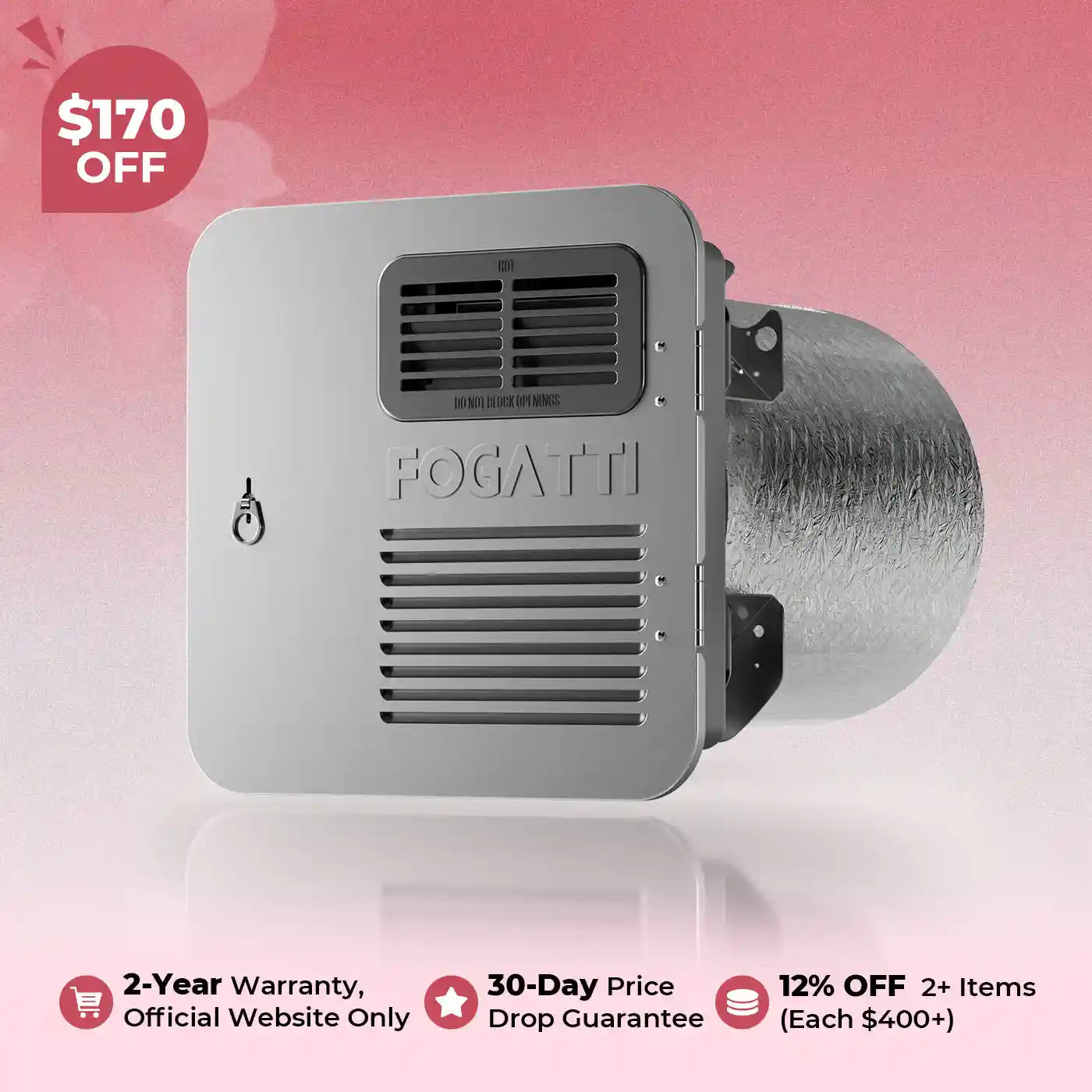 6 Gallon RV Hot Water Heater, Propane/Electric Heating, Bulit-in Lifetime Anode Rod-HybridShower 6 Ultra