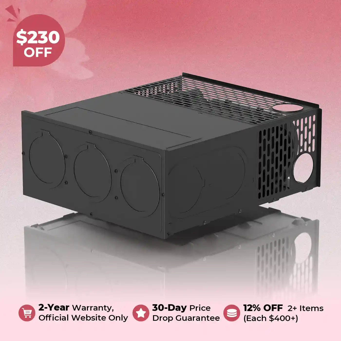 Fogatti InstaHeat 30K BTU RV Furnace, Ducted Propane Heater with Smart Remote Control,12V DC