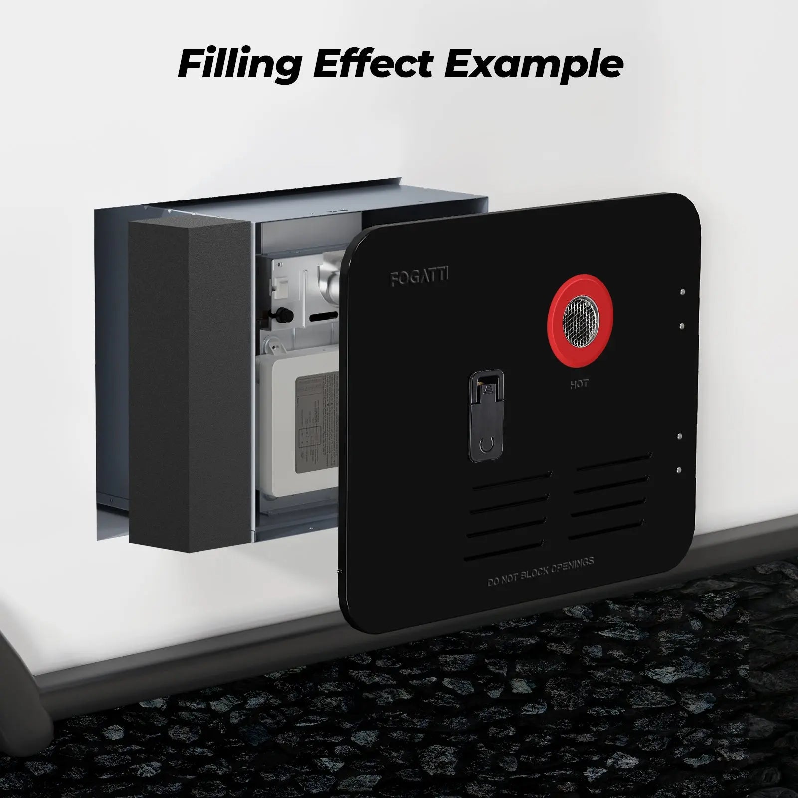 FOGATTI RV Water Heater Installation Filling Block (Single-pack), Compatible with 15 x 18 inches RV Water Heater Door