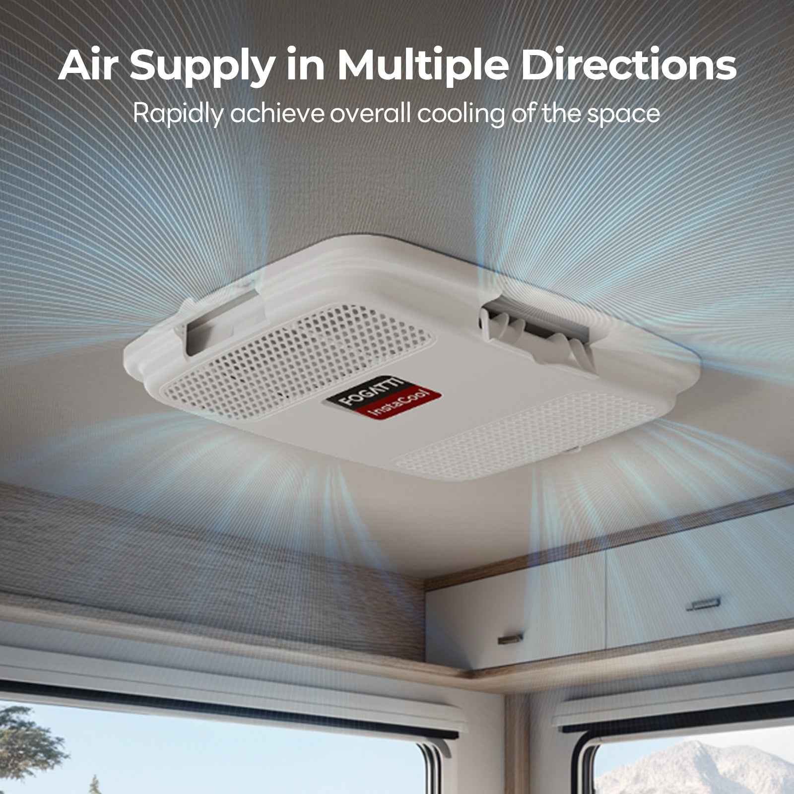 Open Box - Fogatti RV Rooftop Air Conditioner ADB Package Only