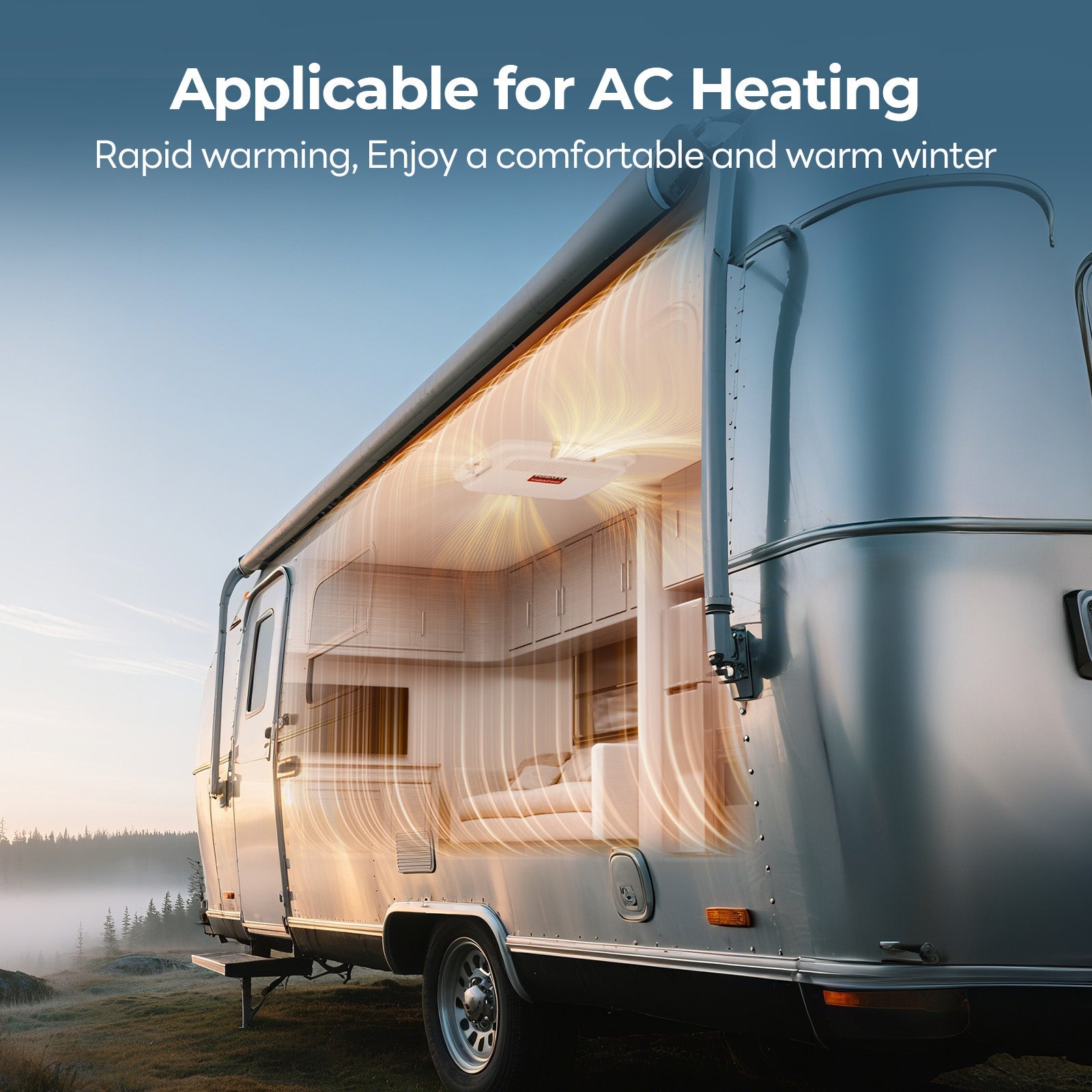Open Box - Fogatti RV Rooftop Air Conditioner ADB Package Only
