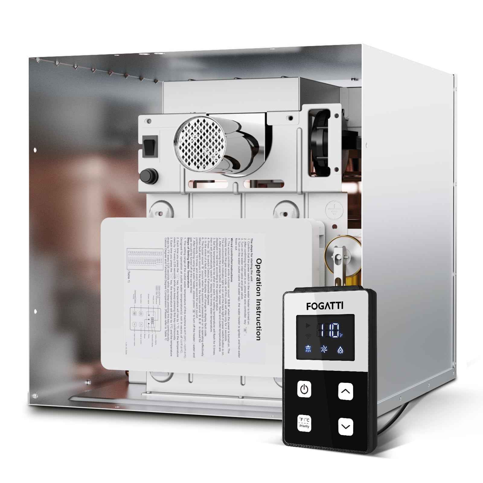 Adjust burner output as water conditions change