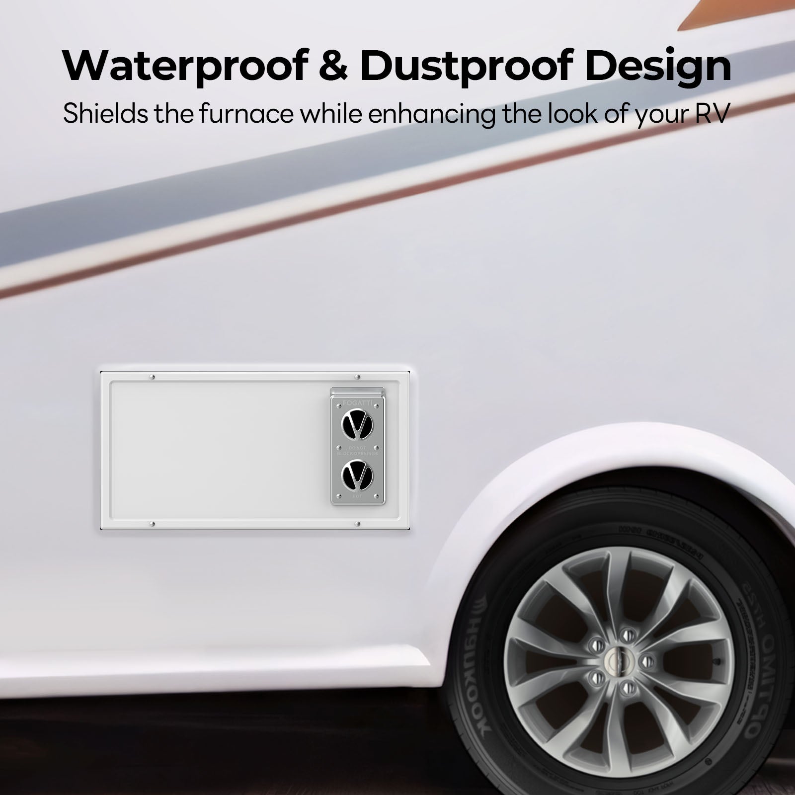 Fogatti RV Furnace Door