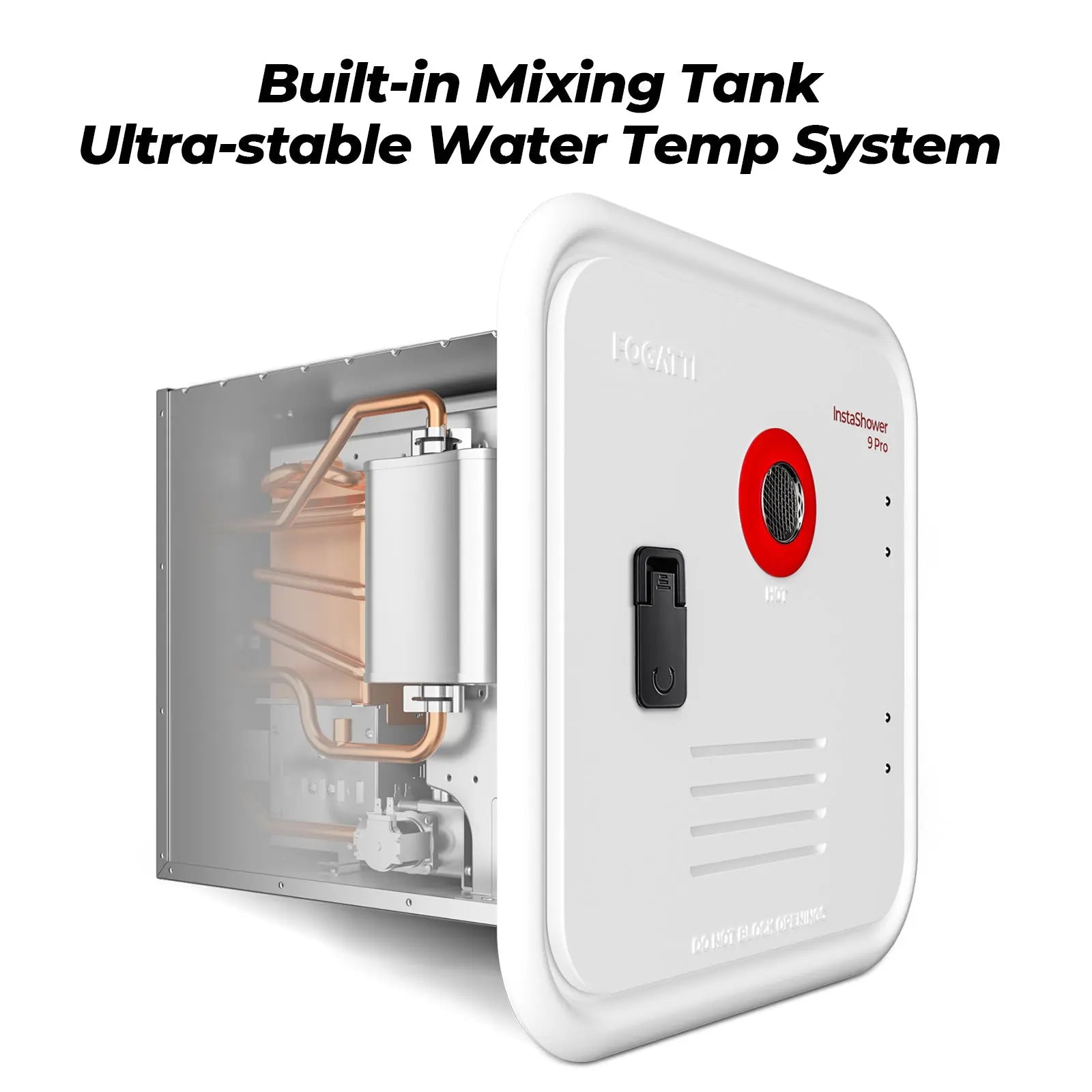 rv tankless water heater built-in mixing tank