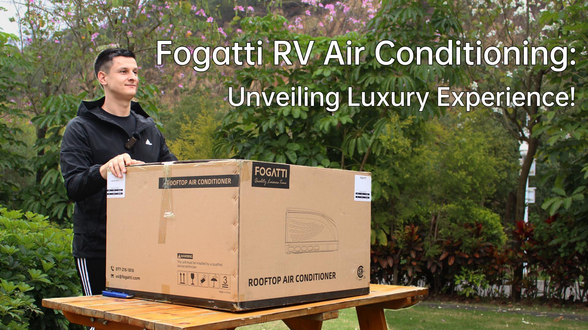 How to install Fogatti RV air conditioner influencer installation video