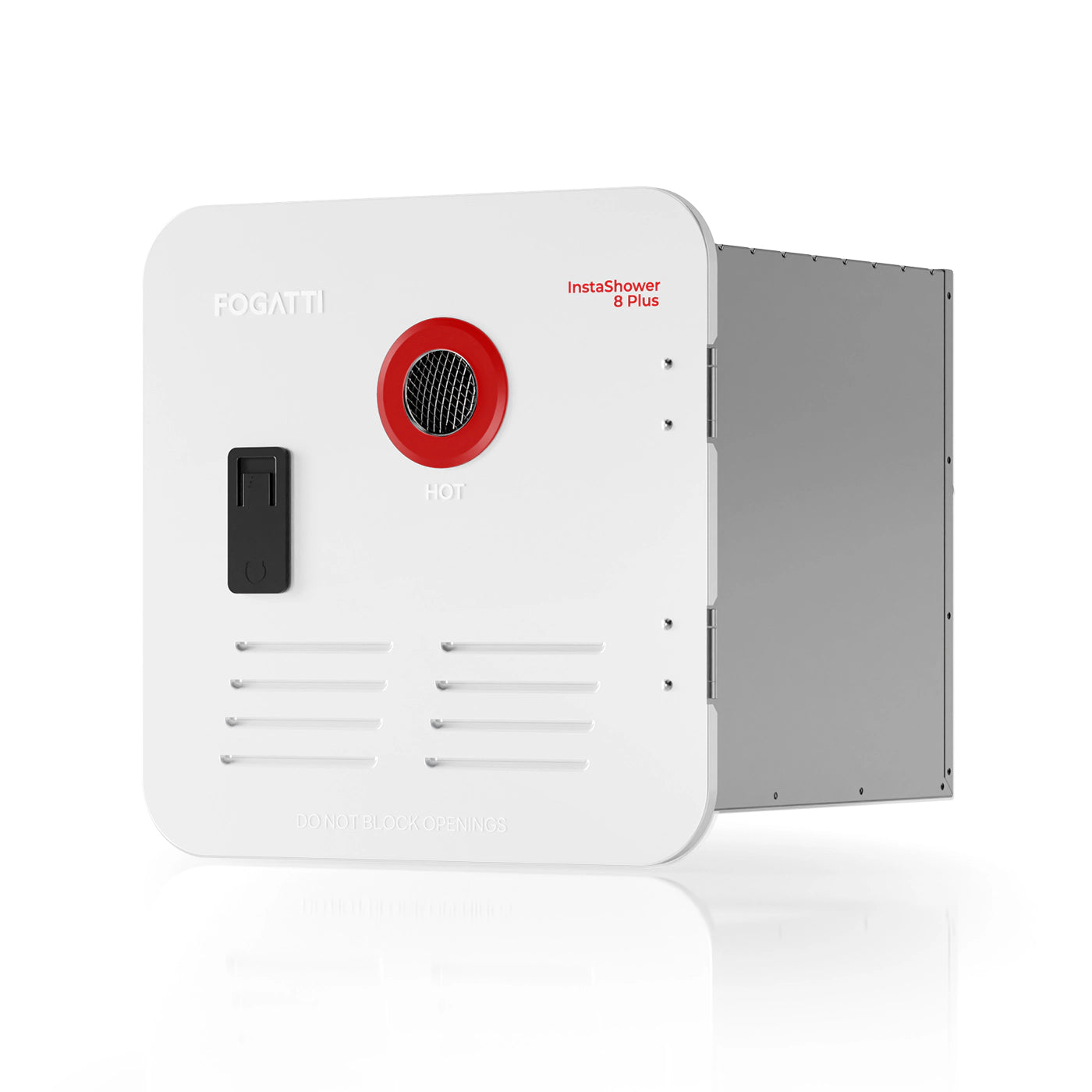 Fogatti InstaShower 8 Plus, 55,000 BTU RV Tankless Water Heater with Door
