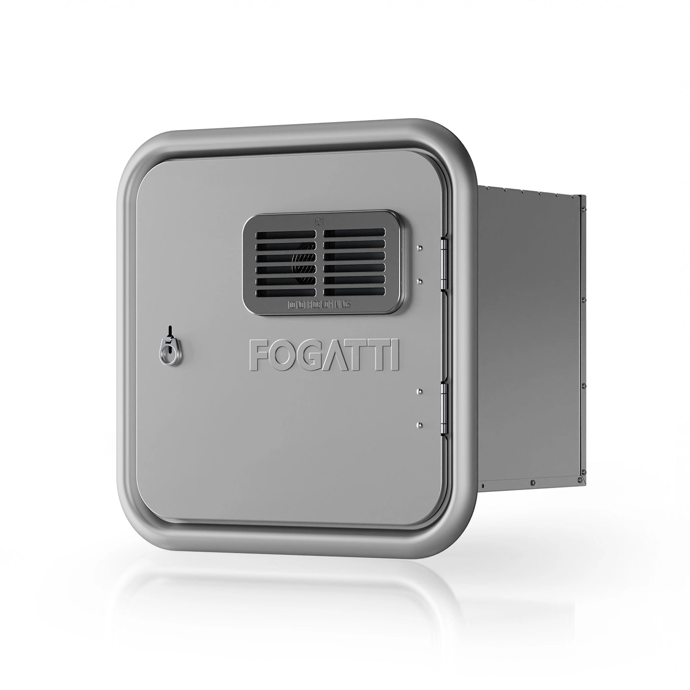 Fogatti InstaShower Ultra, 66,000 BTU, 0.5-3.9 GPM Propane RV Tankless Water Heater with Gray Door & Mixing Tank (Supreme Series)