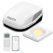 FOGATTI InstaCool Pro Max 18,000 BTU RV Rooftop Air Conditioner with Heat Pump, 16,000 BTU Heating, Compatible with Ducted and Non-Ducted RVs