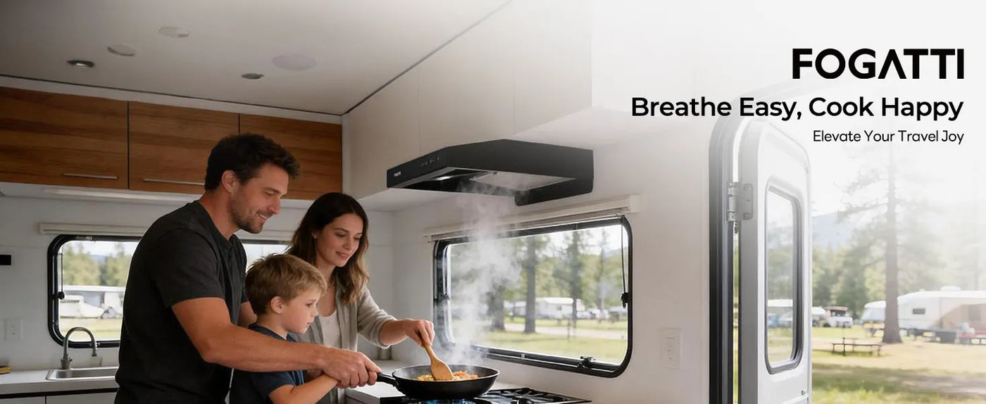Match airflow to a compact cooktop