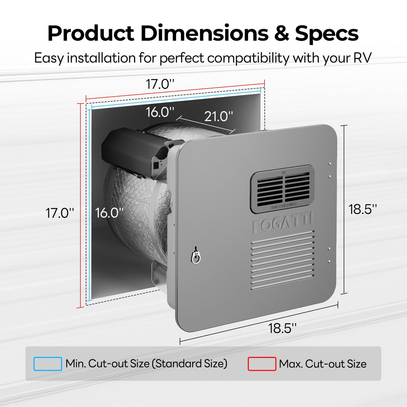 Choose from three water temperatures