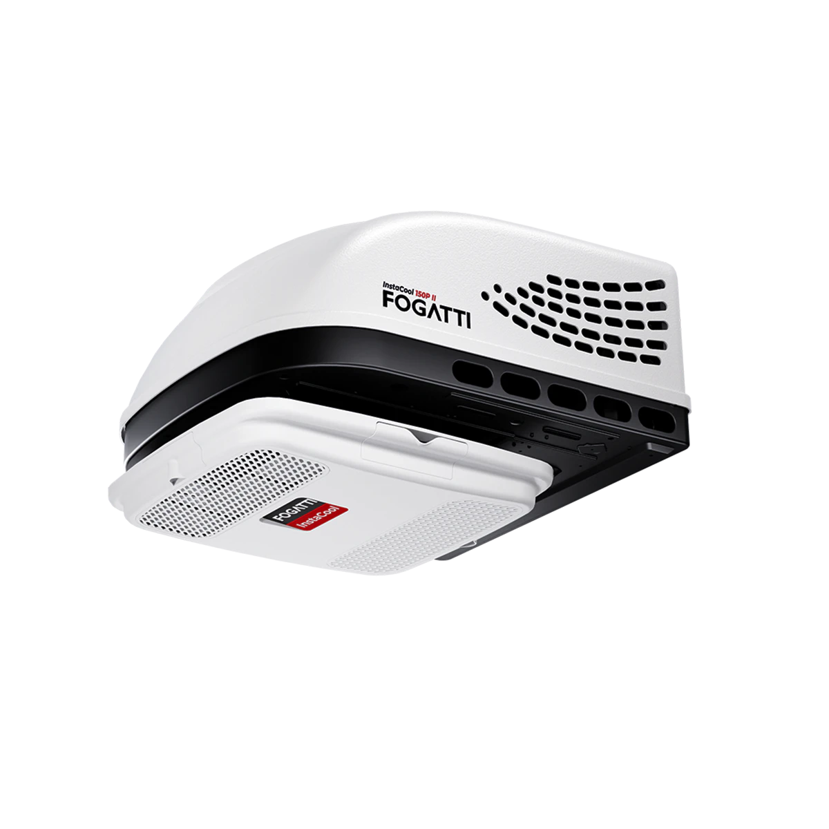 Fogatti InstaCool 15,000 BTU RV Rooftop Air Conditioner | Heat & Cool | Replaceable Non-Ducted/Ducted RV AC | 115V(AC)