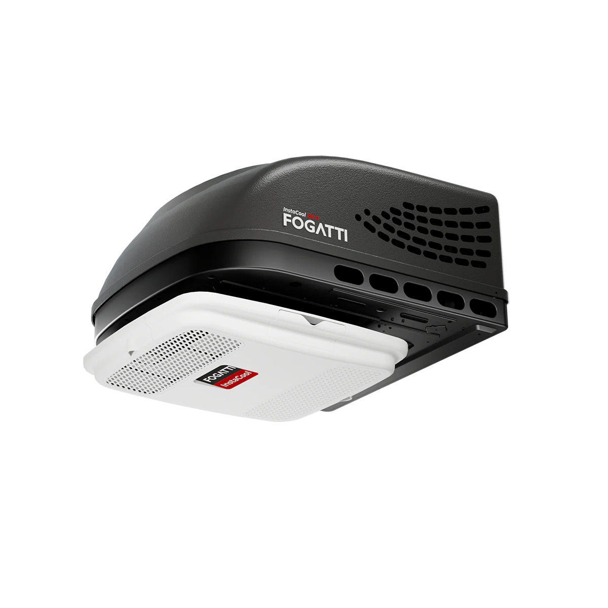 Fogatti InstaCool 15,000 BTU RV Rooftop Air Conditioner | Fast Cool | Replaceable Ducted/Non-Ducted RV AC | 115V(AC)