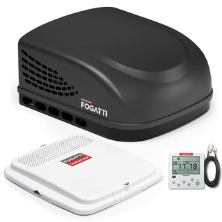 Fogatti InstaCool 15,000 BTU RV Rooftop Air Conditioner | Fast Cool | Replaceable Ducted/Non-Ducted RV AC | 115V(AC)