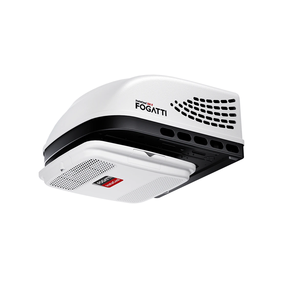 Fogatti InstaCool 15,000 BTU RV Rooftop Air Conditioner | Fast Cool | Replaceable Ducted/Non-Ducted RV AC | 115V(AC)