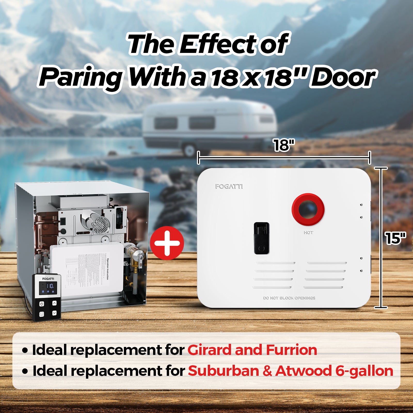 The Effect of Paring With a 18x18"Door