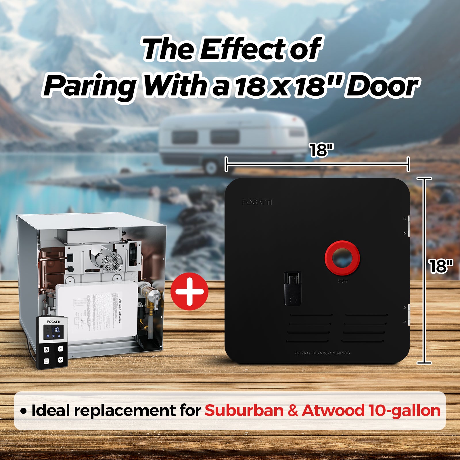 The Effect of Paring With a 18x18"Door