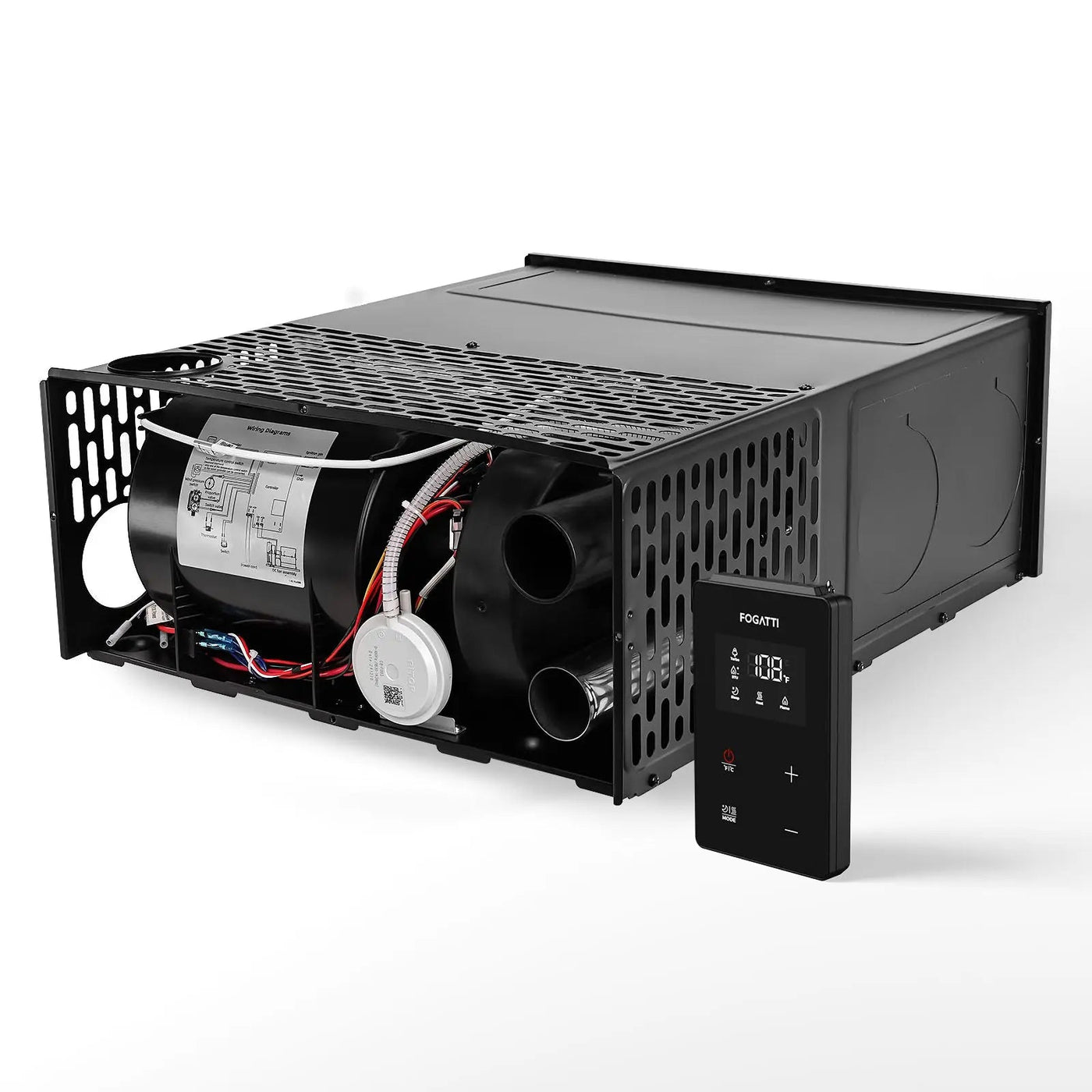 Fogatti 35,000 BTU Quiet LP Gas Propane RV Furnace, Smart Triple Explosion-Proof, Easy Install