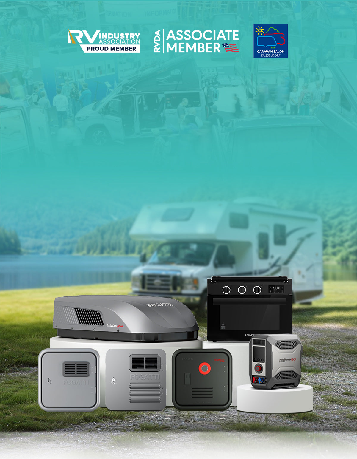 Fogatti RV appliance portfolio for business partners