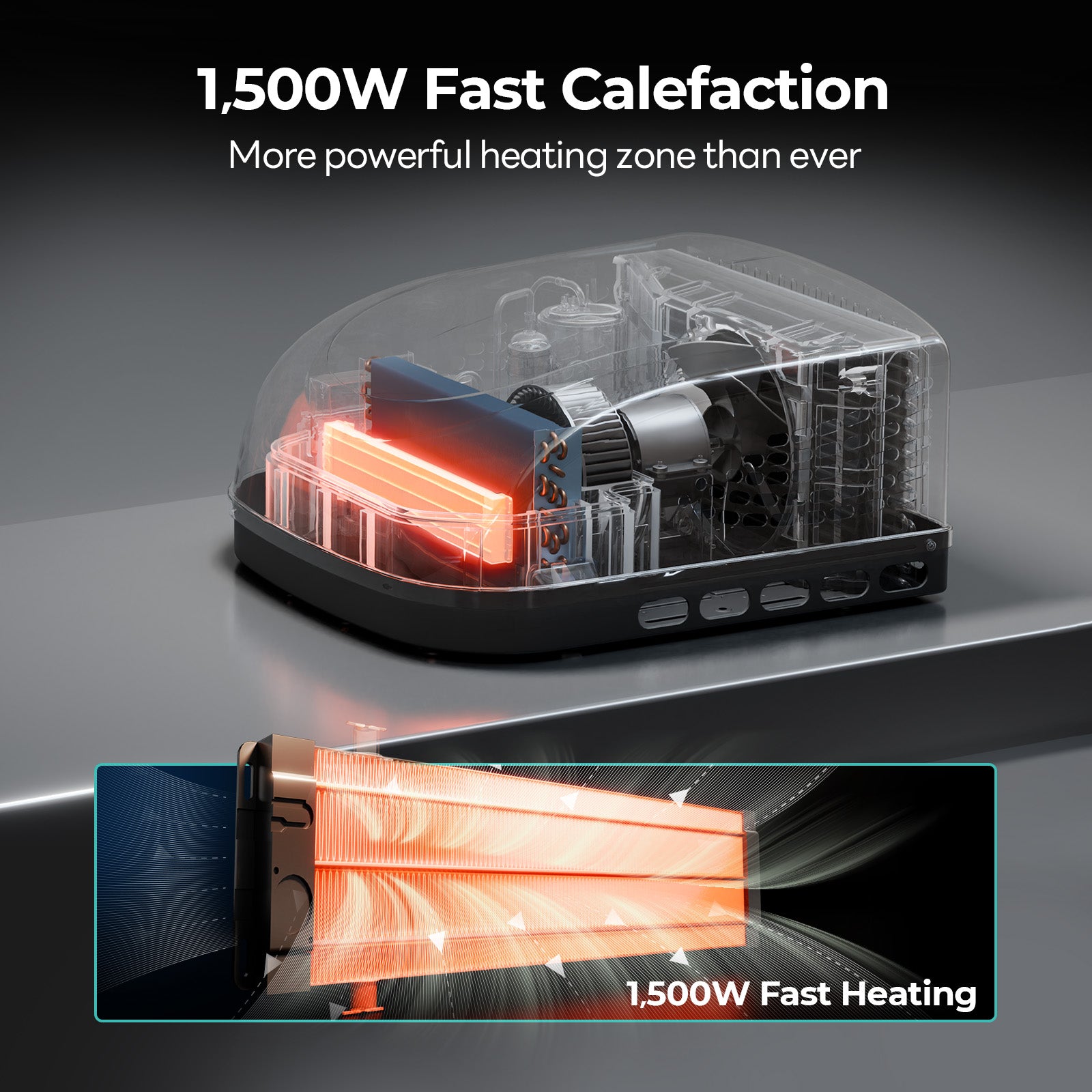 Fogatti InstaCool 11,000 BTU RV Rooftop Air Conditioner | Heat&Cool | Replaceable Non-Ducted RV AC | 115V(AC)