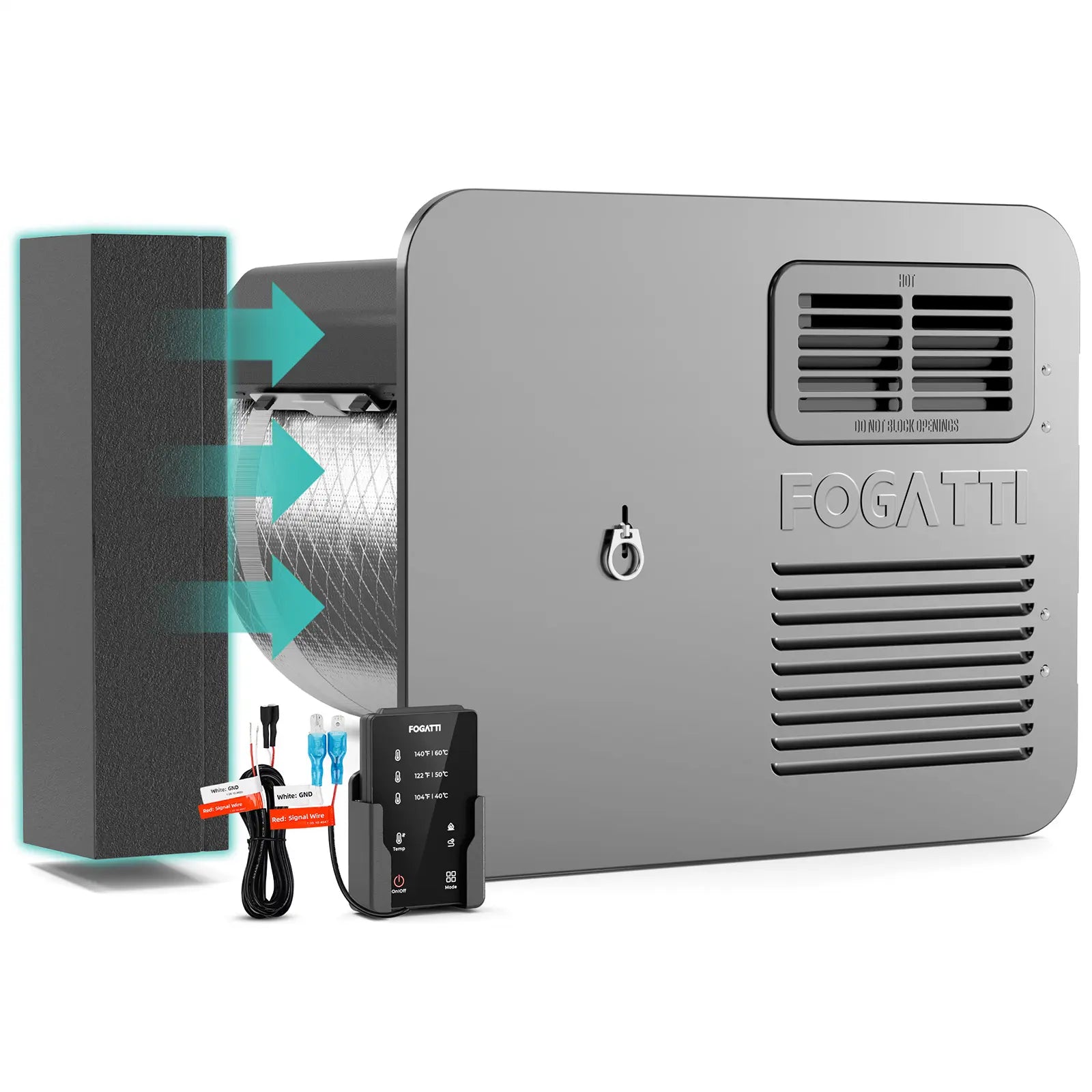 6 Gallon RV Hot Water Heater, Propane/Electric Heating, Bulit-in Lifetime Anode Rod-HybridShower 6 Pro