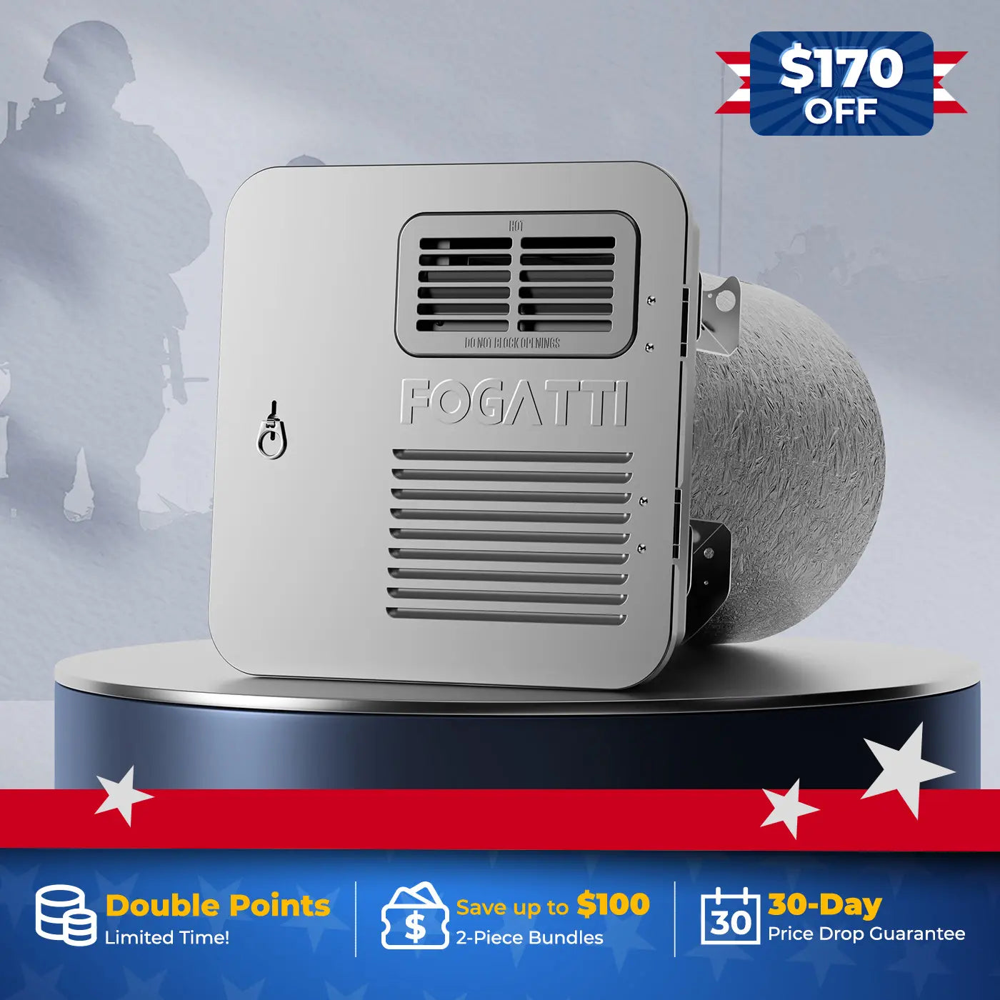 6 Gallon RV Hot Water Heater, Propane/Electric Heating, Bulit-in Lifetime Anode Rod-HybridShower 6 Ultra