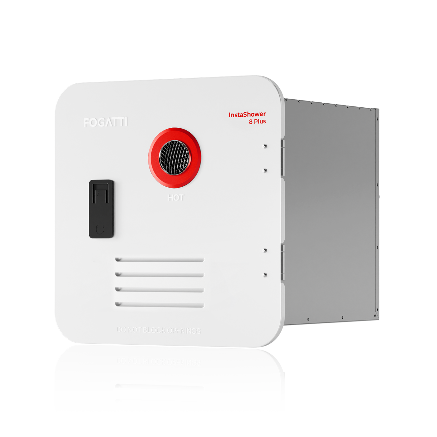 Fogatti InstaShower 8 Plus, 55,000 BTU RV Tankless Water Heater with Door