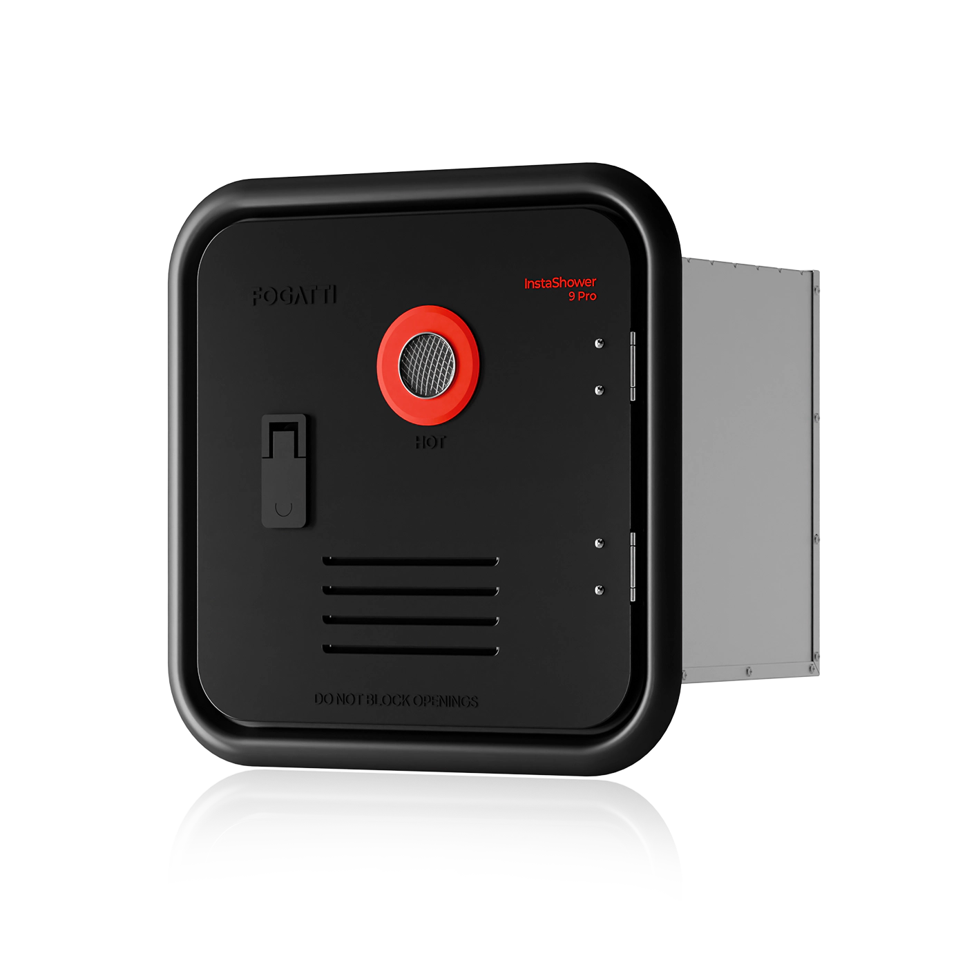 Fogatti InstaShower 9 Pro, 66,000 BTU RV Tankless Water Heater with Door & Mixing Tank