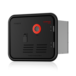 Fogatti InstaShower 9 Pro, 66,000 BTU RV Tankless Water Heater with Door & Mixing Tank