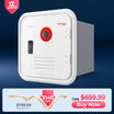Fogatti InstaShower 9 Pro, 66,000 BTU RV Tankless Water Heater with Door & Mixing Tank