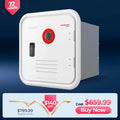 Fogatti InstaShower 9 Pro, 66,000 BTU RV Tankless Water Heater with Door & Mixing Tank