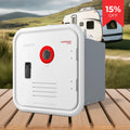 Fogatti InstaShower 9 Pro, 66,000 BTU RV Tankless Water Heater with Door & Mixing Tank