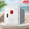 Fogatti InstaShower 9 Pro, 66,000 BTU RV Tankless Water Heater with Door & Mixing Tank
