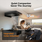 FOGATTI RV Range Hood 22 Inch with Powerful Suction | Non-Ducted / Ducted