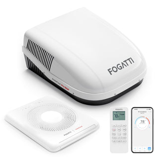 Fogatti InstaCool Pro 18,000 BTU RV Rooftop Air Conditioner with PTC Heating | Heat & Cool