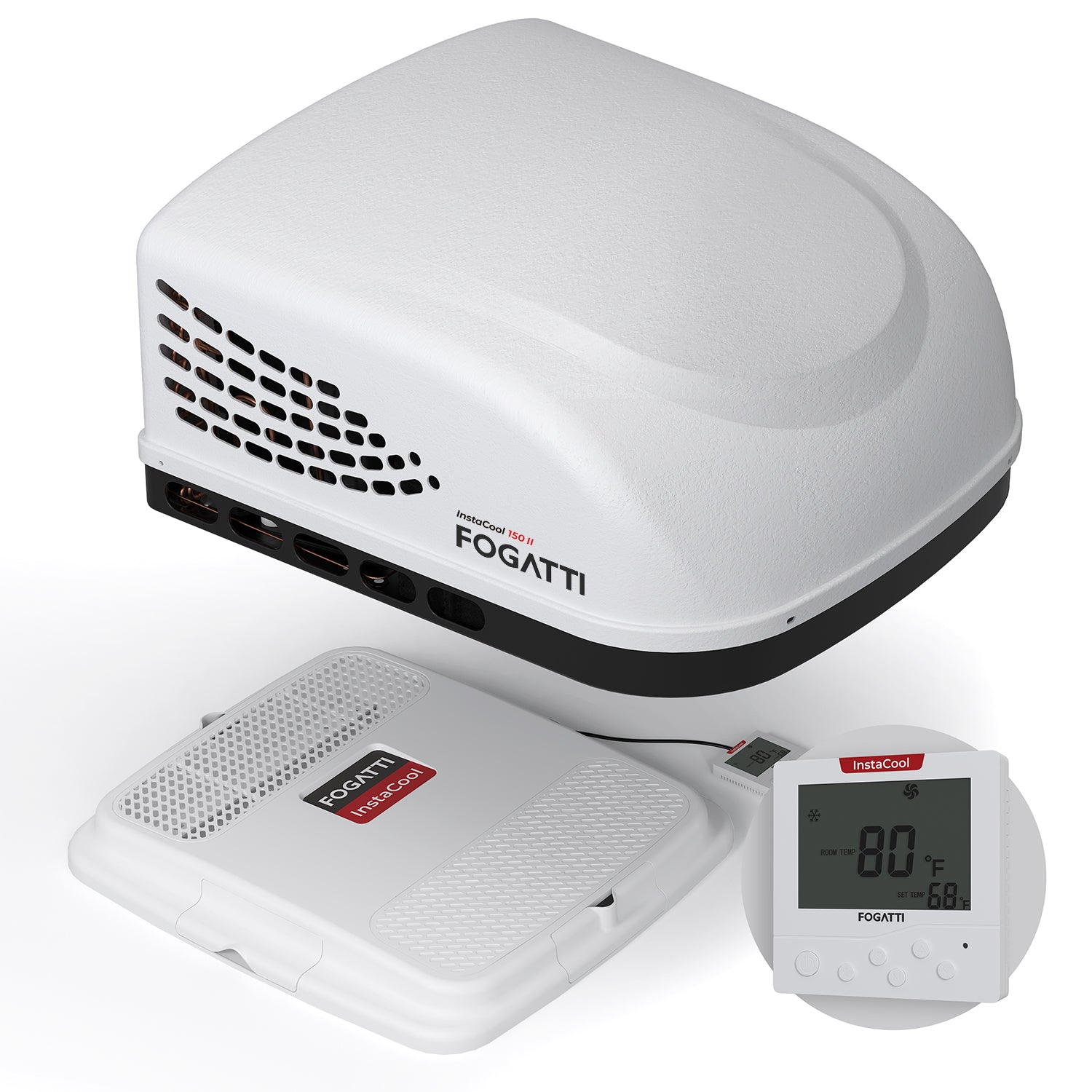 Fogatti InstaCool RV Air Conditioner15,000 BTU White