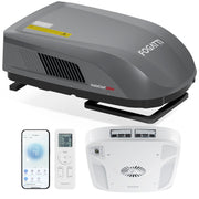 Fogatti InstaCool Ultra Rooftop RV Air Conditioner with Heat Pump | 16,000 BTU Cooling with 12,500 Heating | Non-Ducted