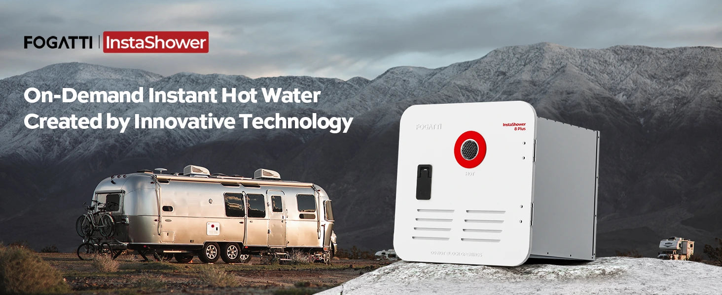 Fogatti InstaShower 8 Plus - on-demand tankless RV water heater
