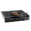 FOGATTI 21-Inch RV Gas Cooktop with 3 Burners,21,000 BTU for RV Cooking