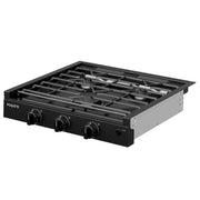 FOGATTI 21-Inch RV Gas Cooktop with 3 Burners,21,000 BTU for RV Cooking